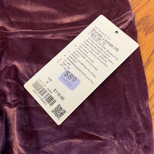 NWT Lululemon Velvet Wunder Unders Lounge